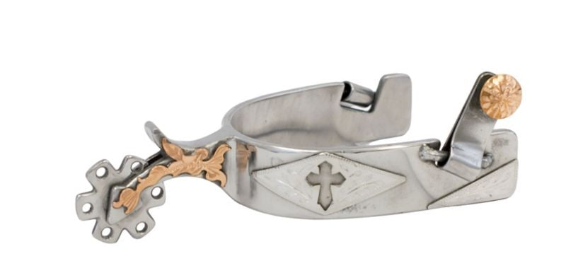 Metalab Cross Cut Out Spur Brn