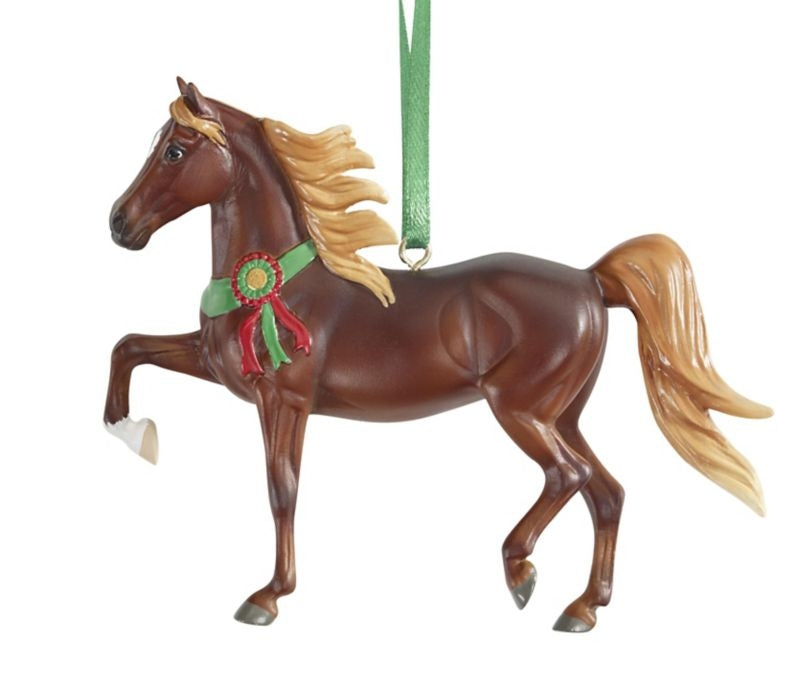 Breyer 2017 Morgan -Beautiful Breeds OrnamentBk/Wh