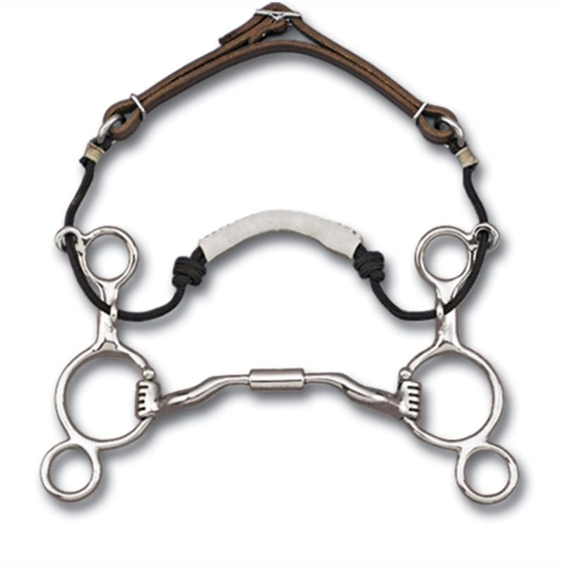 Myler L2 Sweet Low Port Rawhide 2-Ring Combo Bit 5