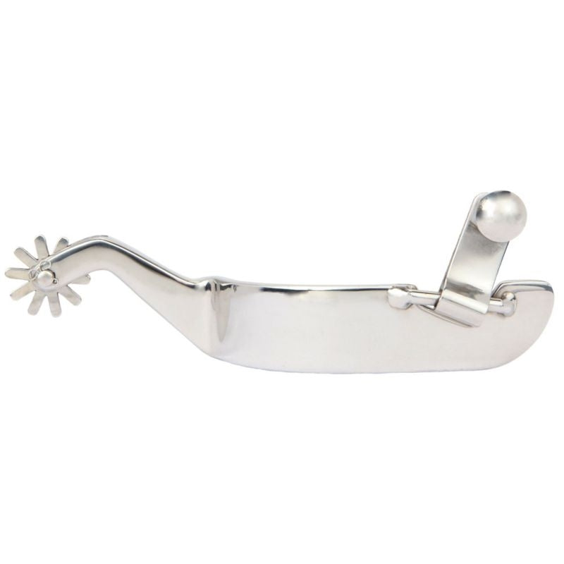 Myler 10 Point Rowel Stainless Steel Spurs Med Br