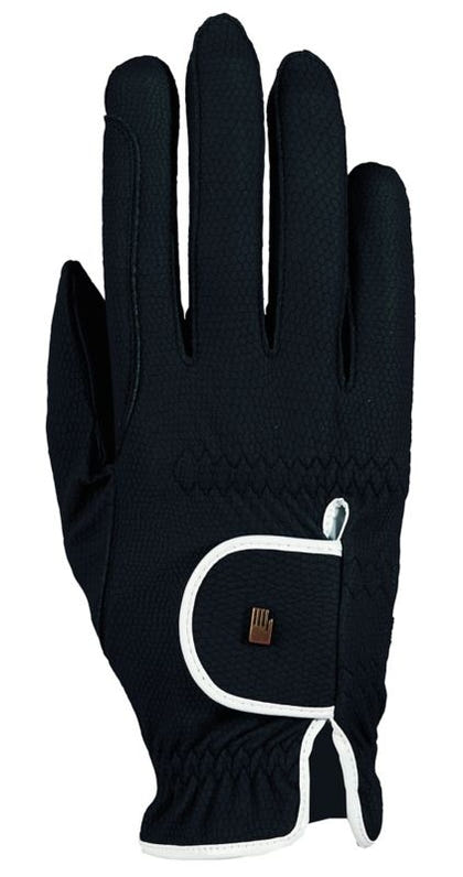 Roeckl Ladies Lona Gloves 6 Black/Red