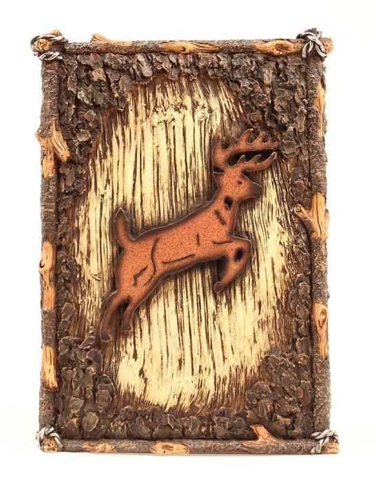 Western Moments Deer Waste Basket