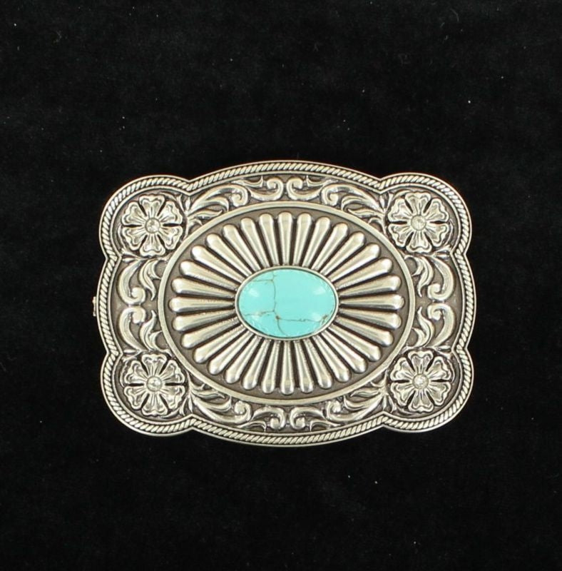 Blazin Roxx Scallop Edge Envelope Stone Buckle Tur