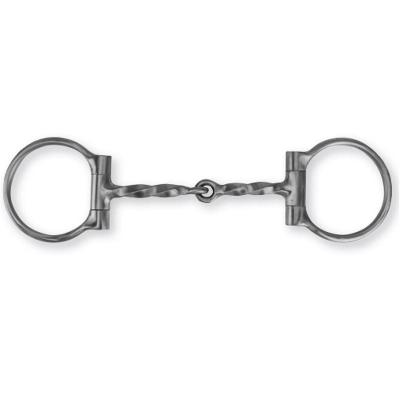 Western Offset Dee Sq Slow Twist Snaffle Bit 5