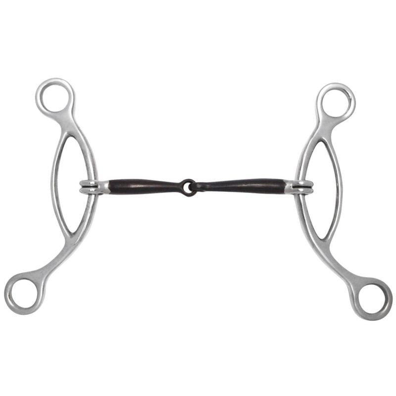 Toklat Sweet Iron H Gag Snaffle Bit 5 Brn