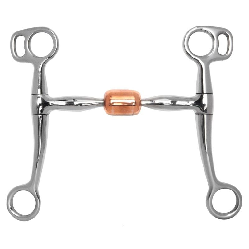Toklat Tom Thumb Large Copper Roller Snaffle Bit 5