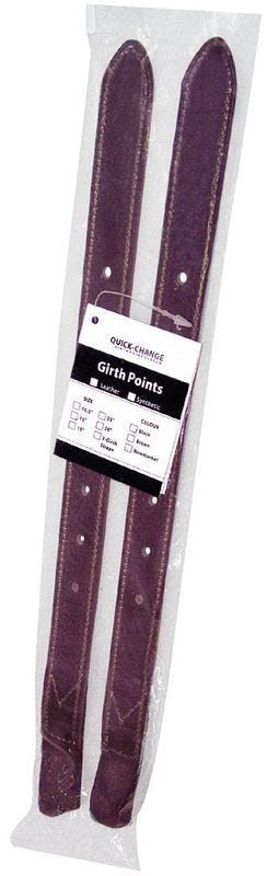 Quick-Change Leather Girth Points