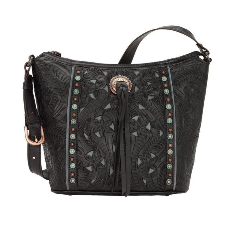 American West Hill Country Zip Top Bucket Tote