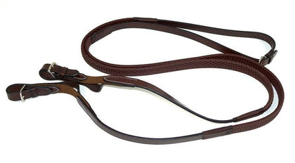 Nunn Finer Rein Aid Soft Grip Rein Elastic End Blk