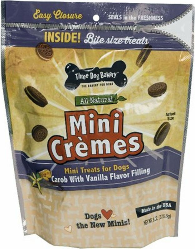 Mini Classic Cremes Treats 8oz Carob Vanilla