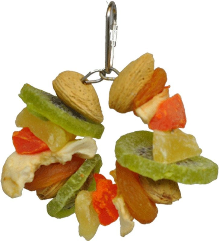 Happy Beaks Tropical Delight Dlx FruitNut Ring SM