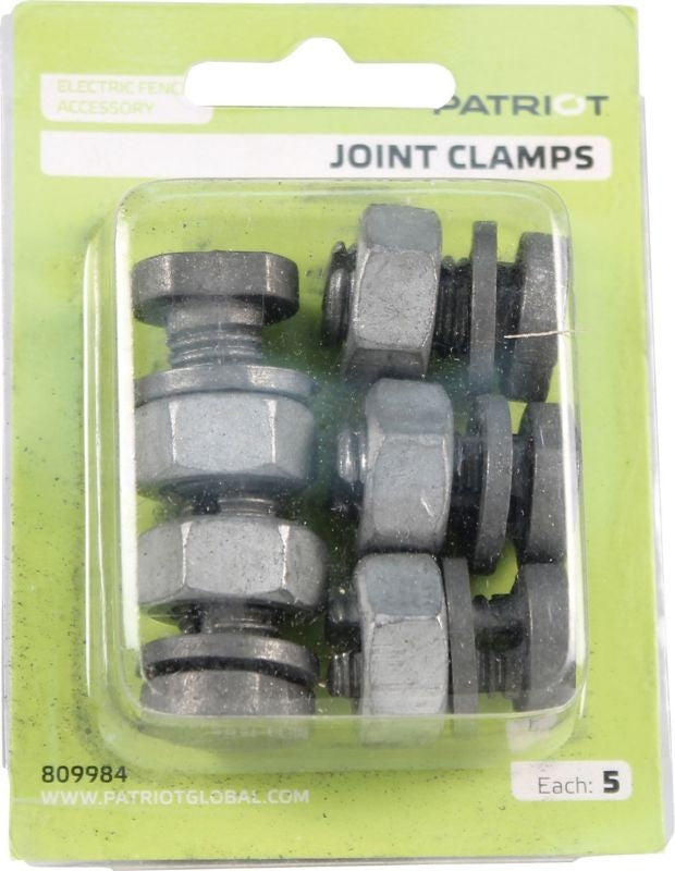Patriot Joint Clamps 5 Pack Silver