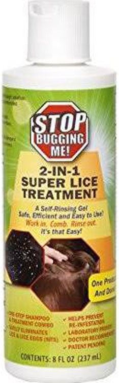 Super Lice Gel Shampoo 8Oz