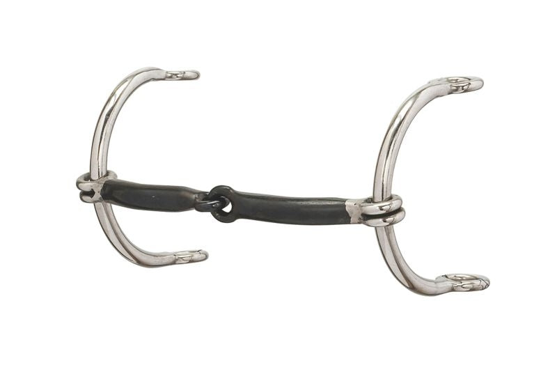 Weaver Smooth Sweet Iron Snaffle Mouth Gag Bit 5