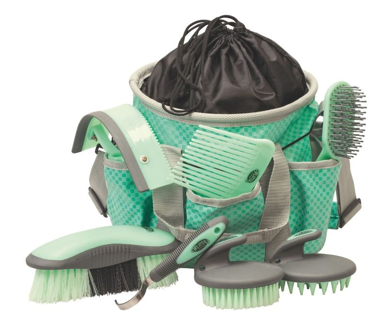 Weaver Checkered Grooming Kit Checkered Mint