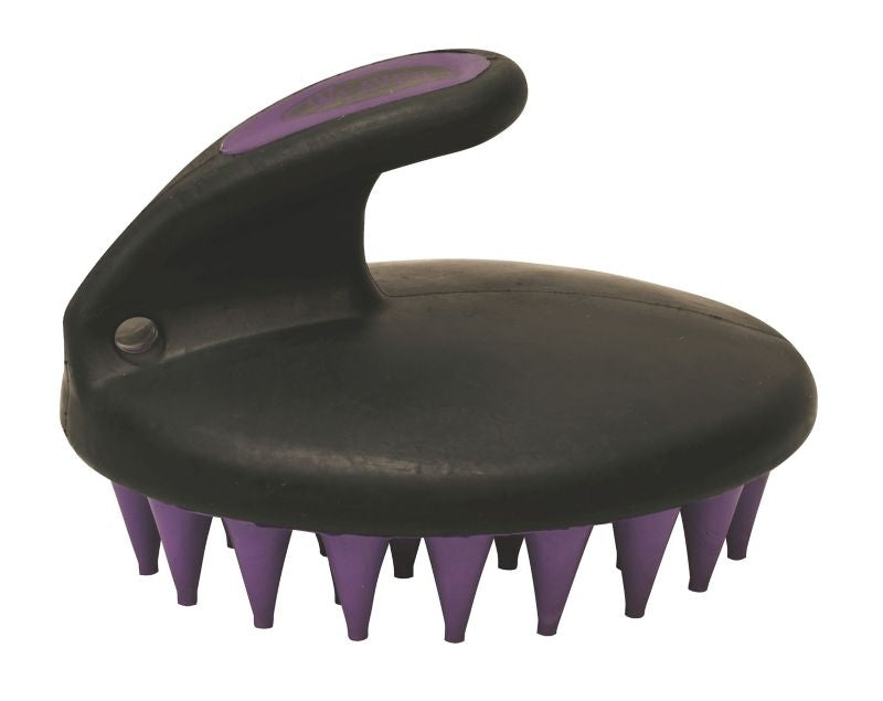 Weaver Palm-held Coarse Curry with Lg Rubber Bristle