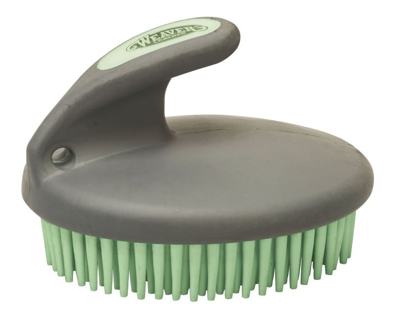 Palm-held Fine Curry with Sm Rubber Bristles