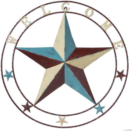 Tough1 Welcome Metal Star
