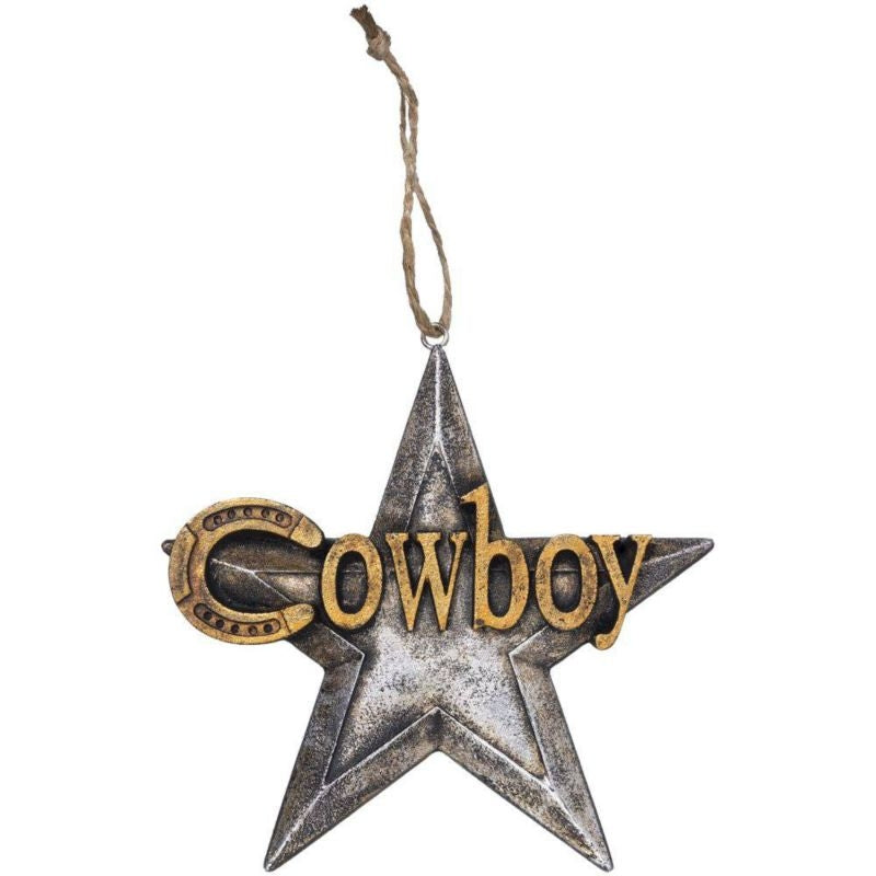Orn Cowboy Star Brn