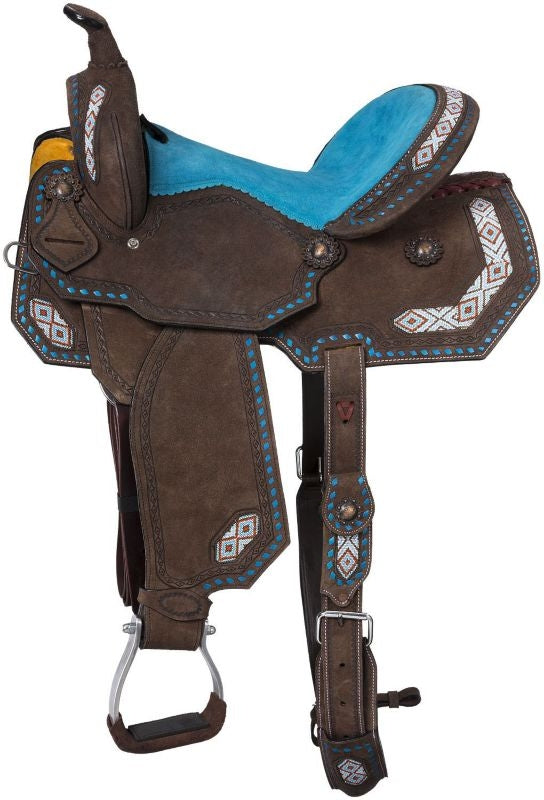 Silver Royal Youth Sonora Barrel Saddle