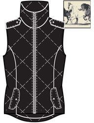 Ariat Womenfts Terrace Vest - Black X-Small Black