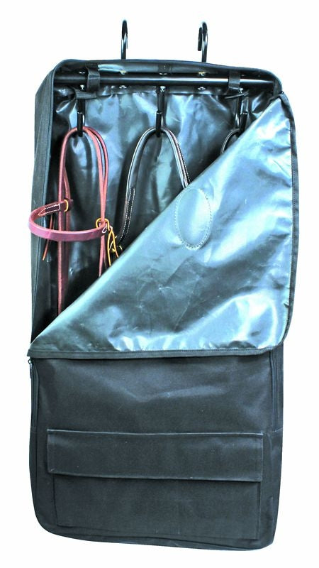 Professionals Choice Bridle Bag With Rack Black