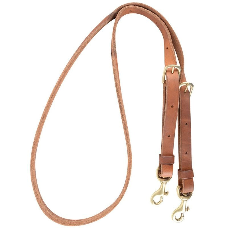 Cashel Rolled Adjustable Reins 62 Brn