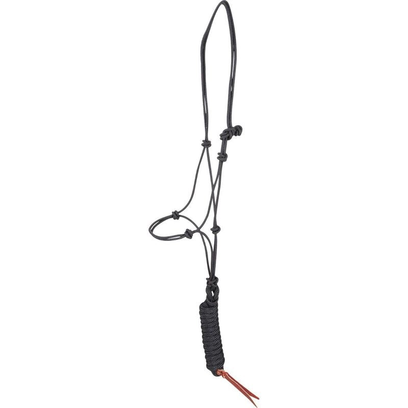 Martin Premium Rope Halter with Lead Avg Black/Black