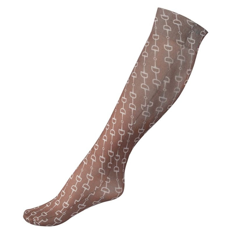 HorZe Kids Amira Thin Printed Socks Black/Gray