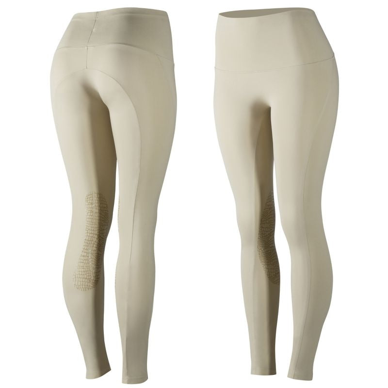 Horze Ladies Bianca Light Knee Patch Tights 26 Bk