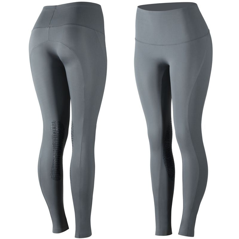 Horze Ladies Bianca Light Knee Patch Tights 26 Bk