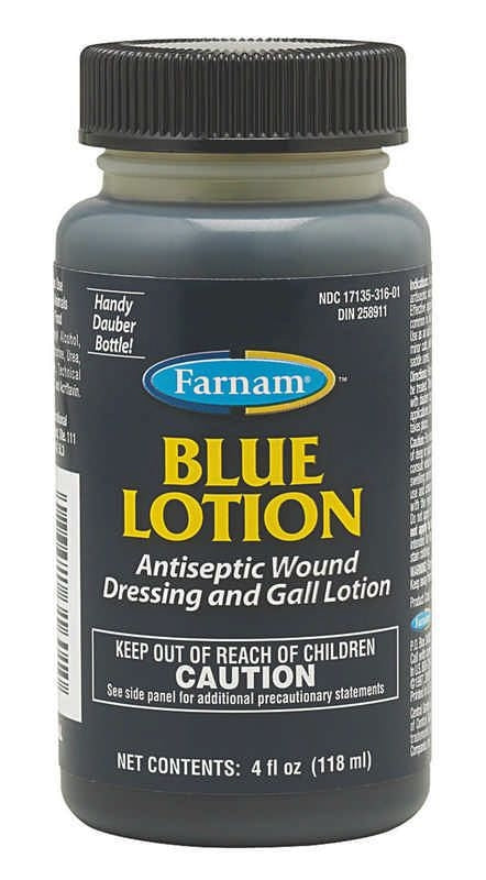 Blue Lotion Wound Dressing And Antiseptic 4oz