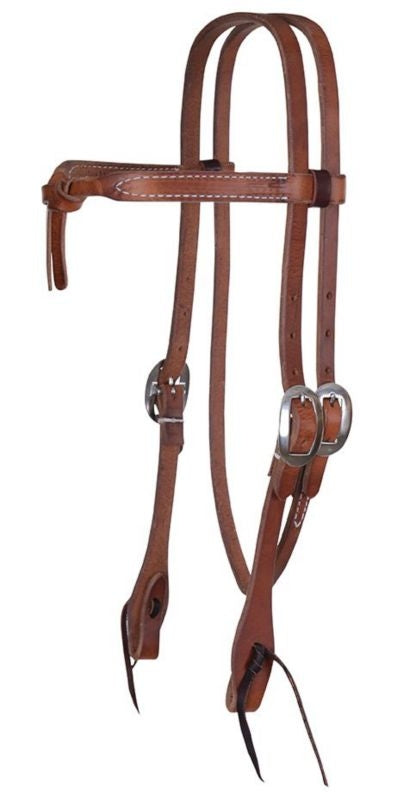 Hermann Oak Futurity Browband Headstall Horse Brn