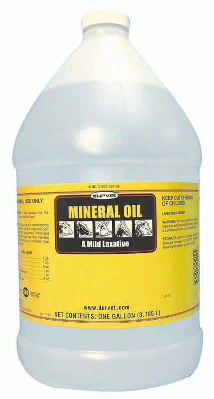Mineral Oil Laxative From Durvet Gallon