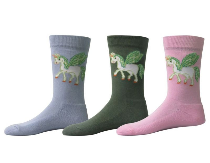 Tuffrider Kidsft Unicorn Ankle Socks