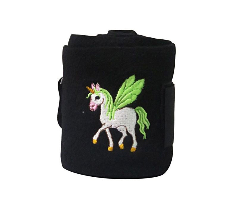 Tuffrider Unicorn Fleece Leg Wraps Burgundy