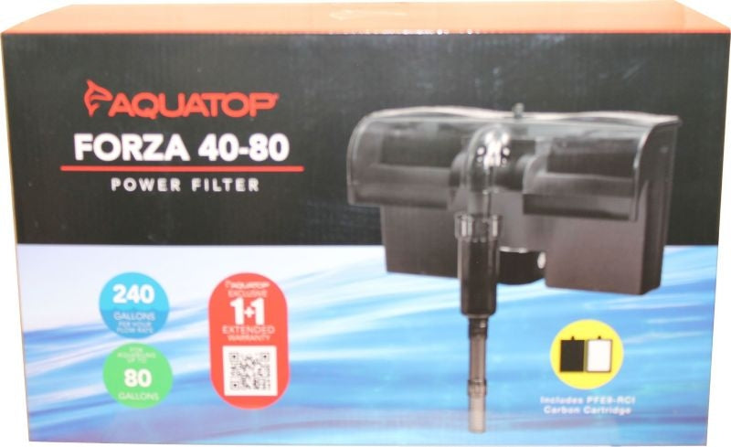 Forza Power Filter With Skimmer 80 gal Black