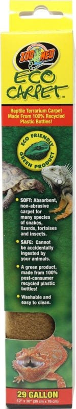 Eco Carpet Reptile Terrarium Liner 10 GAL Tan