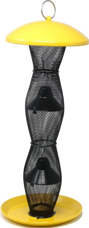 No/No Finch Bird Feeder Yellow/Blk