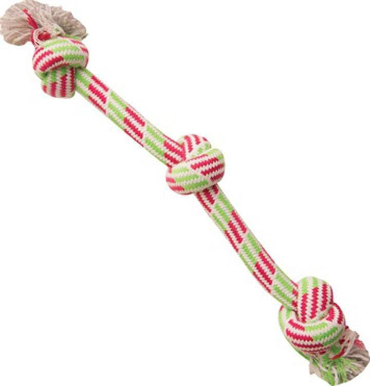 Snugz Knotty N Nice Rope Tug 16in Grn
