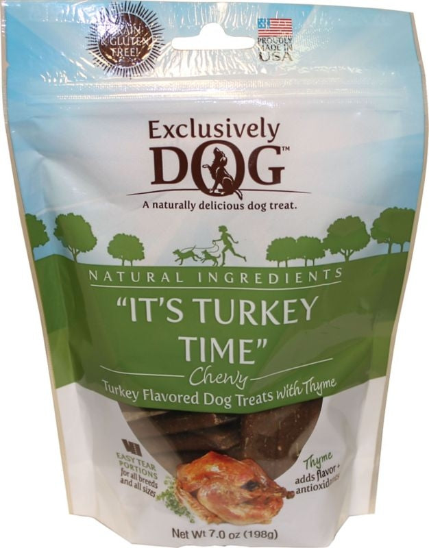 Its Turkey Time Chewy Treats 7 oz Turkey