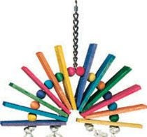 Happy Beaks Over The Rainbow Bird Toy Large