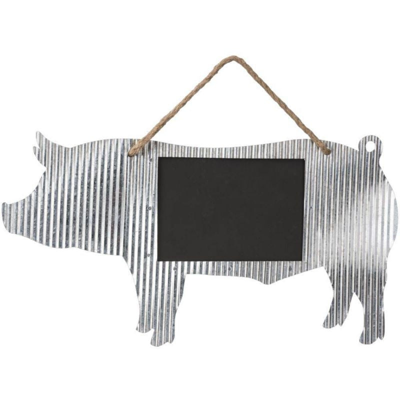 Corrugated Pig Frame/Chalk