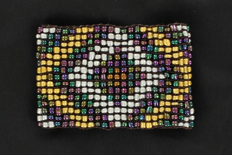 Concentric Diamonds Stretch Cuff Style Bracelet