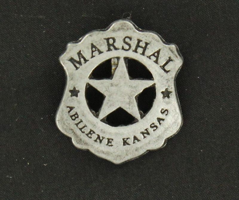 Abilene Kansas Toy Marshall Badge Pin