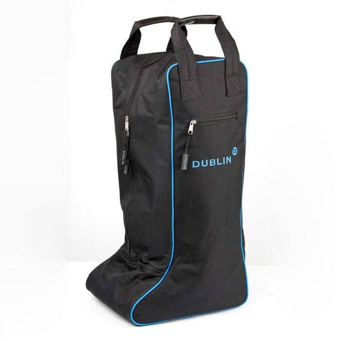 Dublin Imperial Tall Boot Bag Blk/Blu