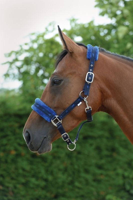 Saxon Fleece Lined Ribbon Headcollar