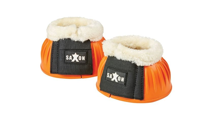 Saxon Fleece Trim Rubber Bell Boots
