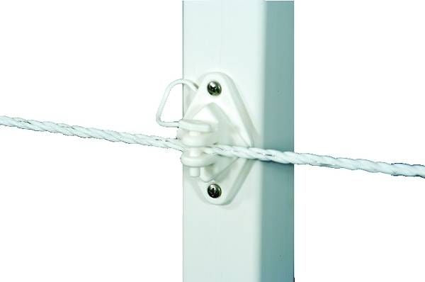 Wood-Post Pin-Lock Insulator 25 Pack Black