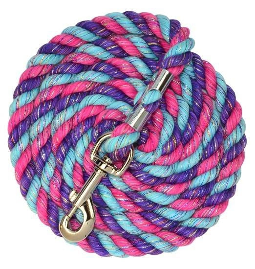 Perrifts Neon Colored Lead 6Ft Turquoise Pink
